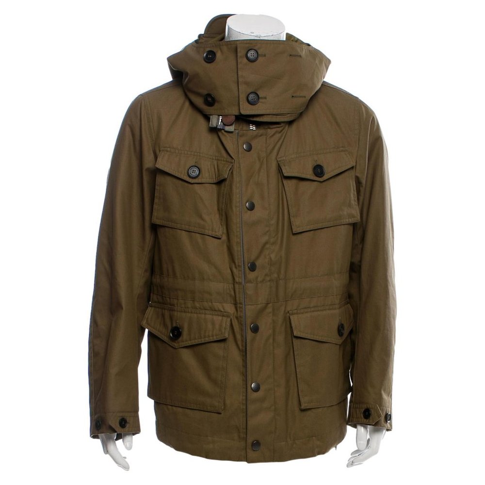 Burberry Prorsum Resort 2013 Green Hooded Jacket